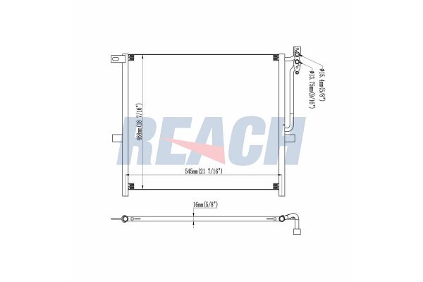 Klima Radyatörü  BMW X3 Serisi (E83)(09.2003->)  ASPART 6CAC1061