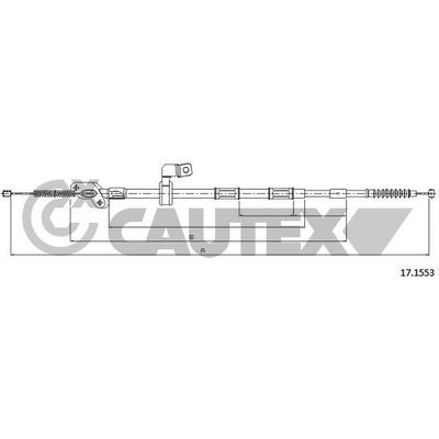 El Fren Teli Arka Sol Toyota RAV4 Funcruiser Cabrio (A1)(1998->)  CAVO 6802 698