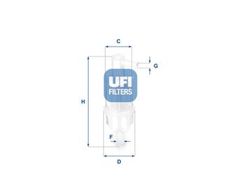 Yakıt Filtresi  WENDERPARTS MA0014777901  A0014777901 5008879 14776301 0014776301 14776401 0014776401 14776601 0014776601 14777901 0014777901
