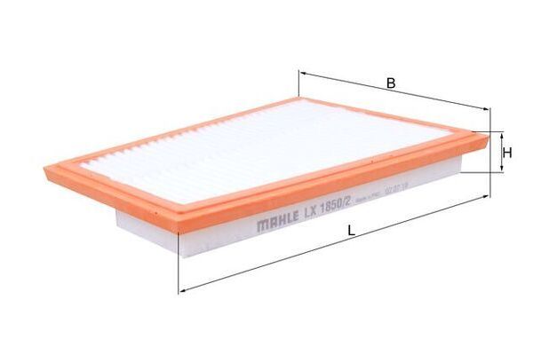 Hava Filtresi  Mercedes CLK Cabrio (BM 209)(02.2003->)  MAHLE LX 18502