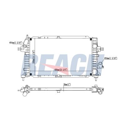 Su Radyatörü  Opel Zafira B (2005->)  KRAFTVOLL 08040118