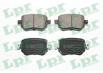 Fren Disk Balata Arka LPR 05P1986  7N0698451A 5Q0698451B 2K5698451B 2Q0698451D 8U0698451F 2K5698451A 2Q0698451A 5Q0698451F 5Q0698451L 7N0698451B 2K5698451C