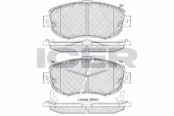 Fren Disk Balata Ön Lexus GS 300 (JZS147)(1993->)  OTOZONE FDO9092-R