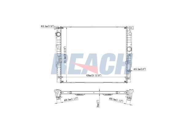 Su Radyatörü  RADISEN RR 644109