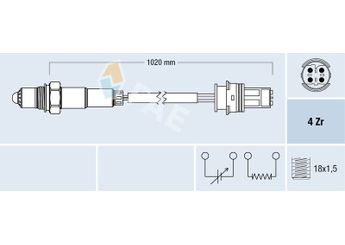 Oksijen (Lambda) Sensörü  FAE 77277  11781404697 11 781 404 697 11781406622 11 781 406 622 11781437586 11 781 437 586 SG1202 SG-1202