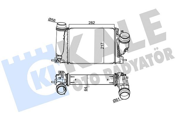 Turbo Radyatörü  Renault Talisman Grandtour (11.2015->)  KALE 350985