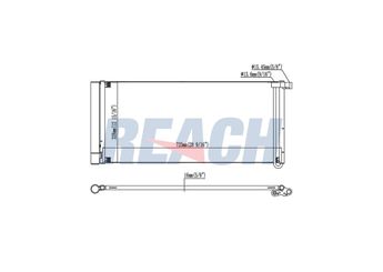 Klima Radyatörü  VEKA 43-5501  97057311100 97057311101 970.573.111.00 970.573.111.01