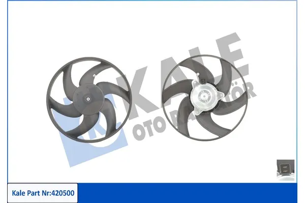 Radyatör Fan ve Motoru  Peugeot 406 Coupe (S1/S2)(07.1997->)  KALE 420500