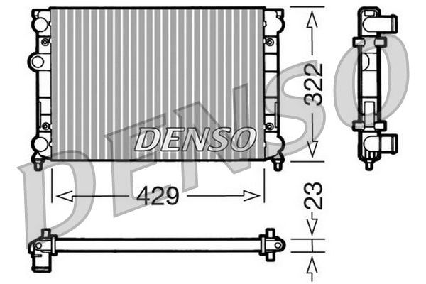 Su Radyatörü  DENSO DRM32007