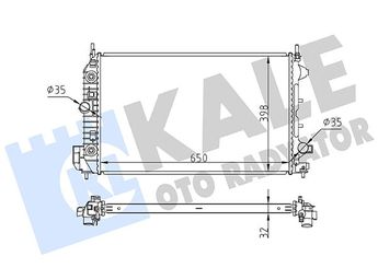 Su Radyatörü  KALE 363570  17111723527 13200486 51770420 51825587 1300412 13156387