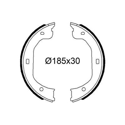 Fren Pabuçlu Balata Arka VALEO 564298