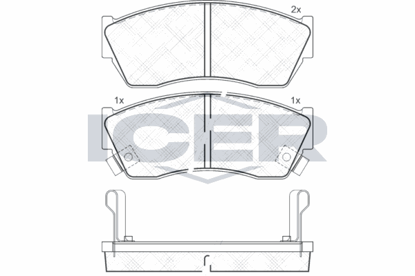 Fren Disk Balata Ön SANGSIN SP2009