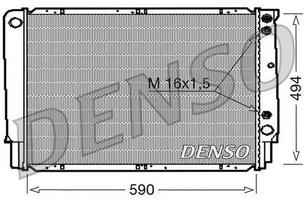 Su Radyatörü  DENSO DRM33053