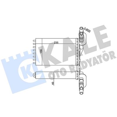 Kalorifer Radyatörü  Renault Clio II (B/CB0)(06.1998->)  GUA 41465