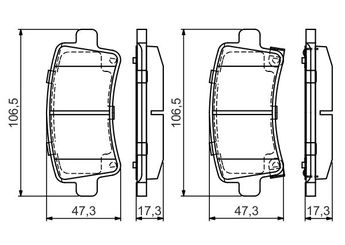 Fren Disk Balata Arka BOSCH 0 986 495 444  1605366 542027 13237766 16586609 22846359 13237765 13 237 765 13 237 766 13343450 13 343 450 13343451 13 343 451 13365958 13 365 958 1605103 1605104 1605130 1605179 1605223 1605367 22 846 359 22846362 22 846 362 22846363 22 846 363 95514644 95 514 644 95515498 95 515 498 16 05 103 16 05 104 16 05 130 16 05 179 1605221 16 05 221 16 05 223 1605319 16 05 319 16 05 366 16 05 367 39021482 542125 5 42 125 95515497 13237767 13237768 13338368 20978663