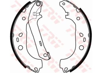 Fren Pabuçlu Balata Arka PBS 4063  4387344 2T142200AC 5039061 2T142200AB 2T142200AA 2T142200A2D 1511233 1365486 2T1J2200AB 2T14-2200-AA 2T14-2200-AB 2T14-2200-AC 2T1J-2200-AB
