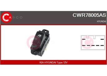 Cam Açma Düğmesi Ön Sağ AEM 30 0809  935804F000MP 93580-4F000MP