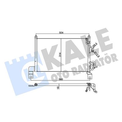 Klima Radyatörü  KALE 345385