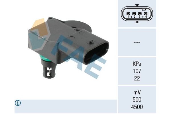 MAP Sensörü  Peugeot 5008 (09.2009->)  MAHER 35342