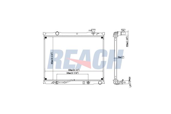 Su Radyatörü  RADISEN RR 66682