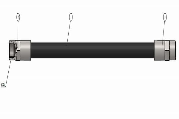 Fren Hortumu Ön Sağ veya Sol BMW 3 Serisi Coupe (E21)(1975->)  CAVO C800 006A