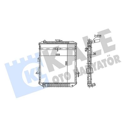 Su Radyatörü  KALE 100800