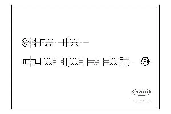 Fren Hortumu Ön Sağ Volkswagen Bora Variant (1J6)(05.1999->2006)  SWAPP 41221
