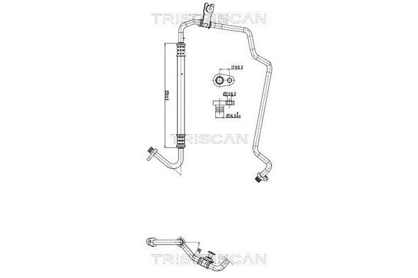 Klima Hortumu  PSA ORJINAL 9670091380