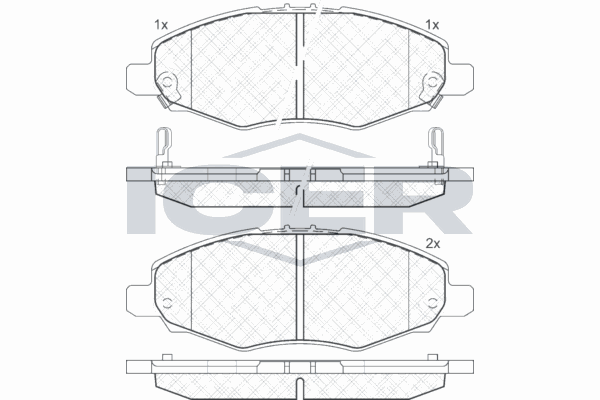 Fren Disk Balata Ön SANGSIN SP1412