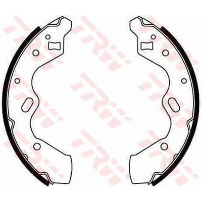 Fren Pabuçlu Balata Arka Mazda Demio (DW)(05.1998->)  TRW GS8663