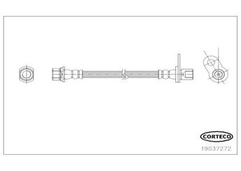 Fren Hortumu Arka Sağ veya Sol BERSE 63273  90947W2014