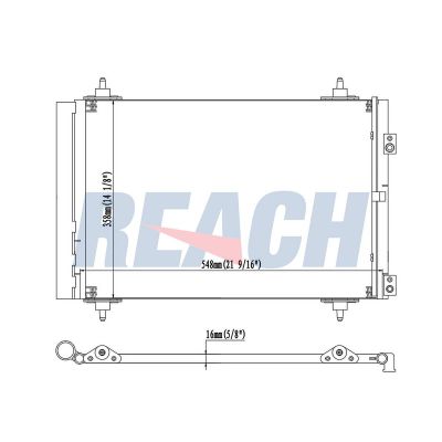 Klima Radyatörü  Peugeot 308 CC Cabrio-Coupe (03.2009->)  PSA ORJINAL 6455GG