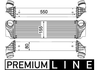 Turbo Radyatörü  MAHLE CI 183 000P  17117577115 17117805629 17 11 7 577 115 17517577115 7577115 7 577 115