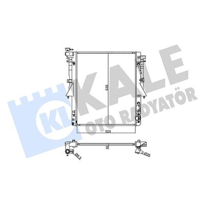 Su Radyatörü  Mitsubishi L200 (KL0/KJ0)(2019->)  KALE 355065