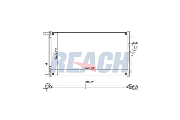 Klima Radyatörü  Kia Carens (RP)(2013->)  DELPHI CF20194