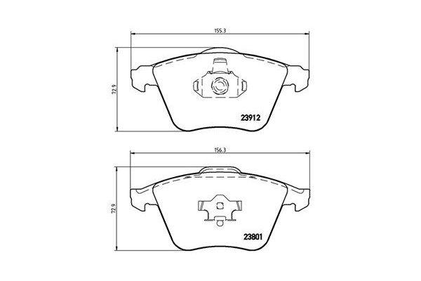 Fren Disk Balata Ön Mazda 3 Sedan (BK)(06.2003->)  MAGNETI MARELLI 363700424057