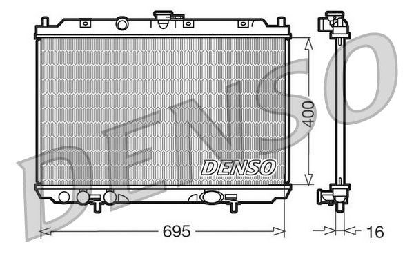 Su Radyatörü  DENSO DRM46013