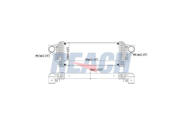 Turbo Radyatörü  Mercedes R -Serisi (BM 251)(09.2005->)  MGA 87209