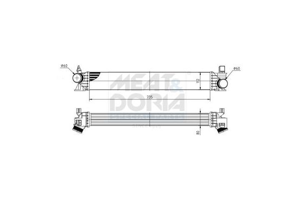 Turbo Radyatörü  Citroen Jumper P.Van (06.2014->)  ORİS IFI511080