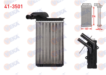Kalorifer Radyatörü  VEKA 41-3501  7701033457 7701034551 7701204680 7701033547 7701205449 77 01 033 457 77 01 034 551 77 01 204 680