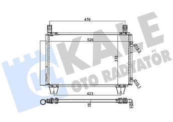 Klima Radyatörü  ORİS CTO110016  8846052110