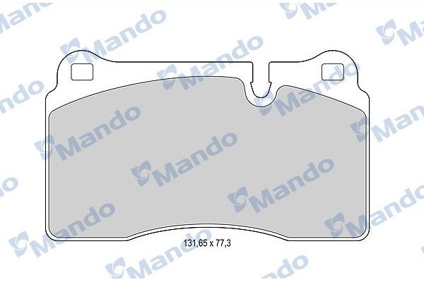 Fren Disk Balata Ön Audi TT Coupe/Roadster (8J3/8J9)(09.2006->)  MANDO MBF015390