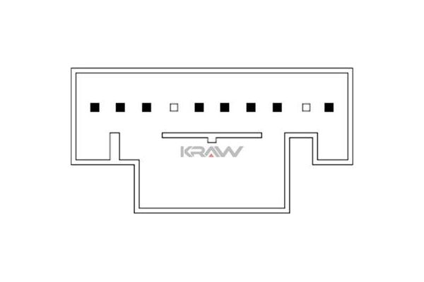 Cam Açma Düğmesi Ön Sol MCAR AN-1416