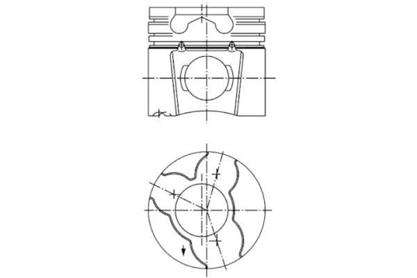 Piston (93.00MM-0.50)  NÜRAL 87-72167-050