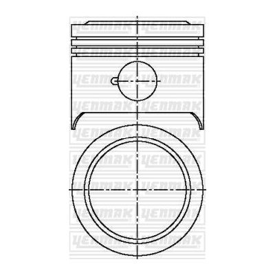Piston (76.00MM-STD)  YENMAK 31-03874-000