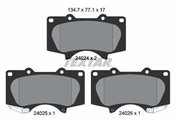 Fren Disk Balata Ön TEXTAR 2402403  446535290 0446535290 44650K090 044650K090 4605A472 4605A481 4605B994 MZ690355 MZ690583 TS200048 446502630 0446502630 446504070 0446504070 446504090 0446504090 44650K030 044650K030 44650K280 044650K280 44650K360 044650K360 44650K390 044650K390 44650K391 044650K391 44650K400 044650K400 44650K401 044650K401 44650K410 044650K410 44650K580 044650K580 446535250 0446535250 446535330 0446535330 446560210 0446560210 446560270 0446560270 446560320 0446560320 446560330 0446560330 4465AZ001 04465AZ001 4465YZZDB 04465YZZDB 4465YZZDG 04465YZZDG