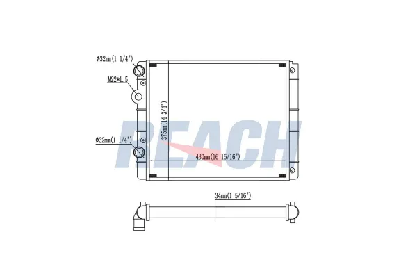 Su Radyatörü  VEKA 16-2167B