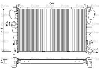 Su Radyatörü  VALEO 733149  25310D7500 25310D7550