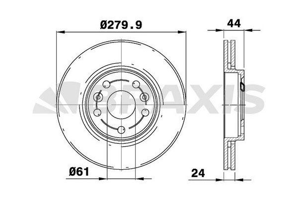 Fren Disk Ayna Ön Sağ ve Sol BRAXIS AE0777