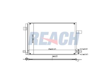 Klima Radyatörü  MAHER 19003  7E0820411F 7E0820411G